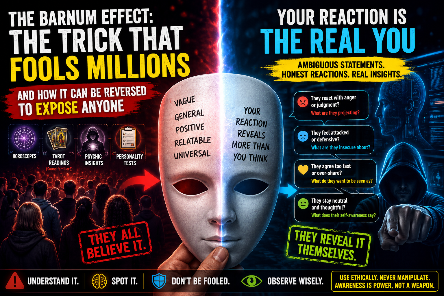 The Barnum Effect: How a Simple Psychological Trick Fools Millions—And How It Can Be Weaponized to Expose Anyone