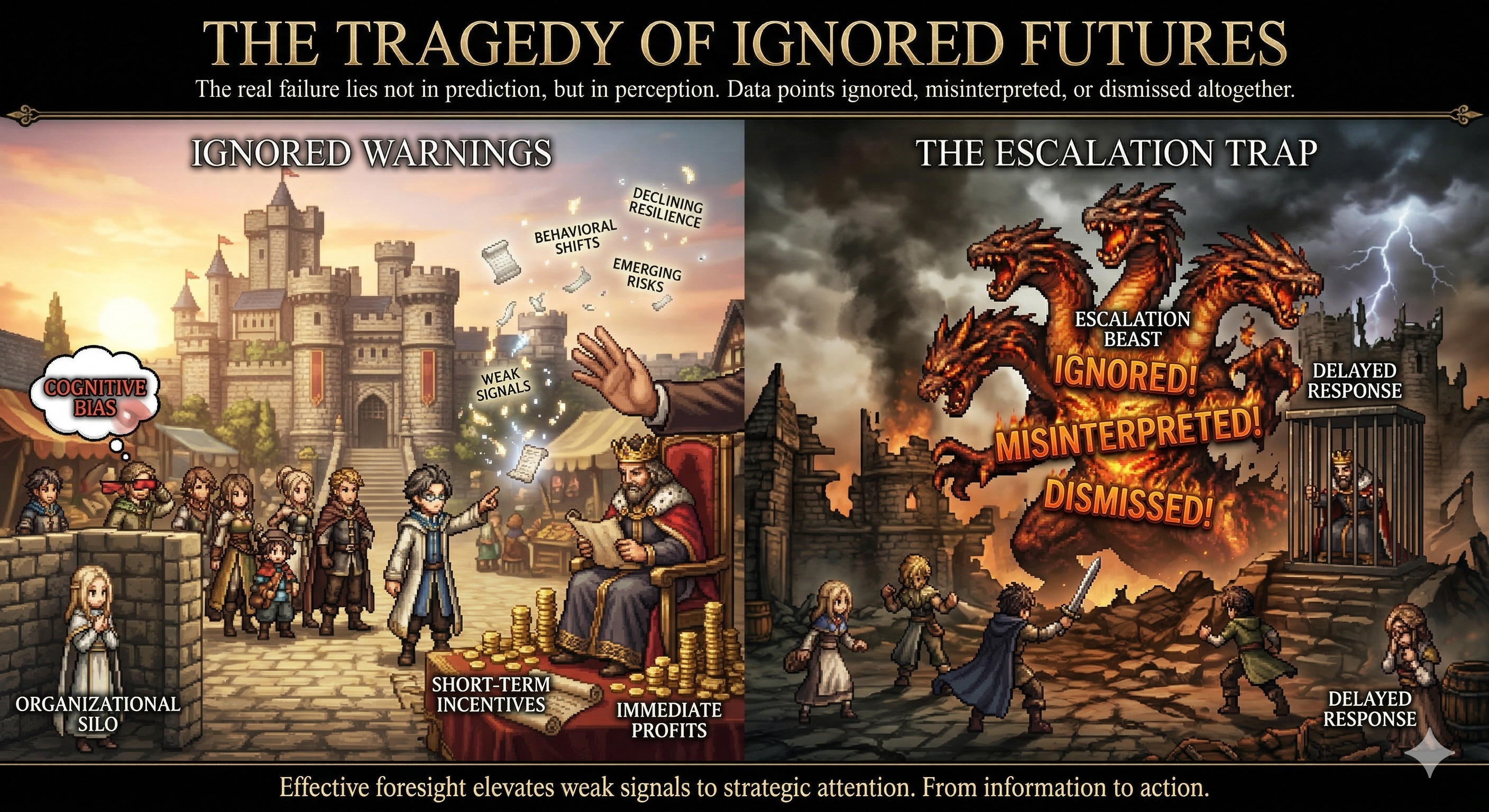 When Foresight Fails: The Cost of Strategic Blindness