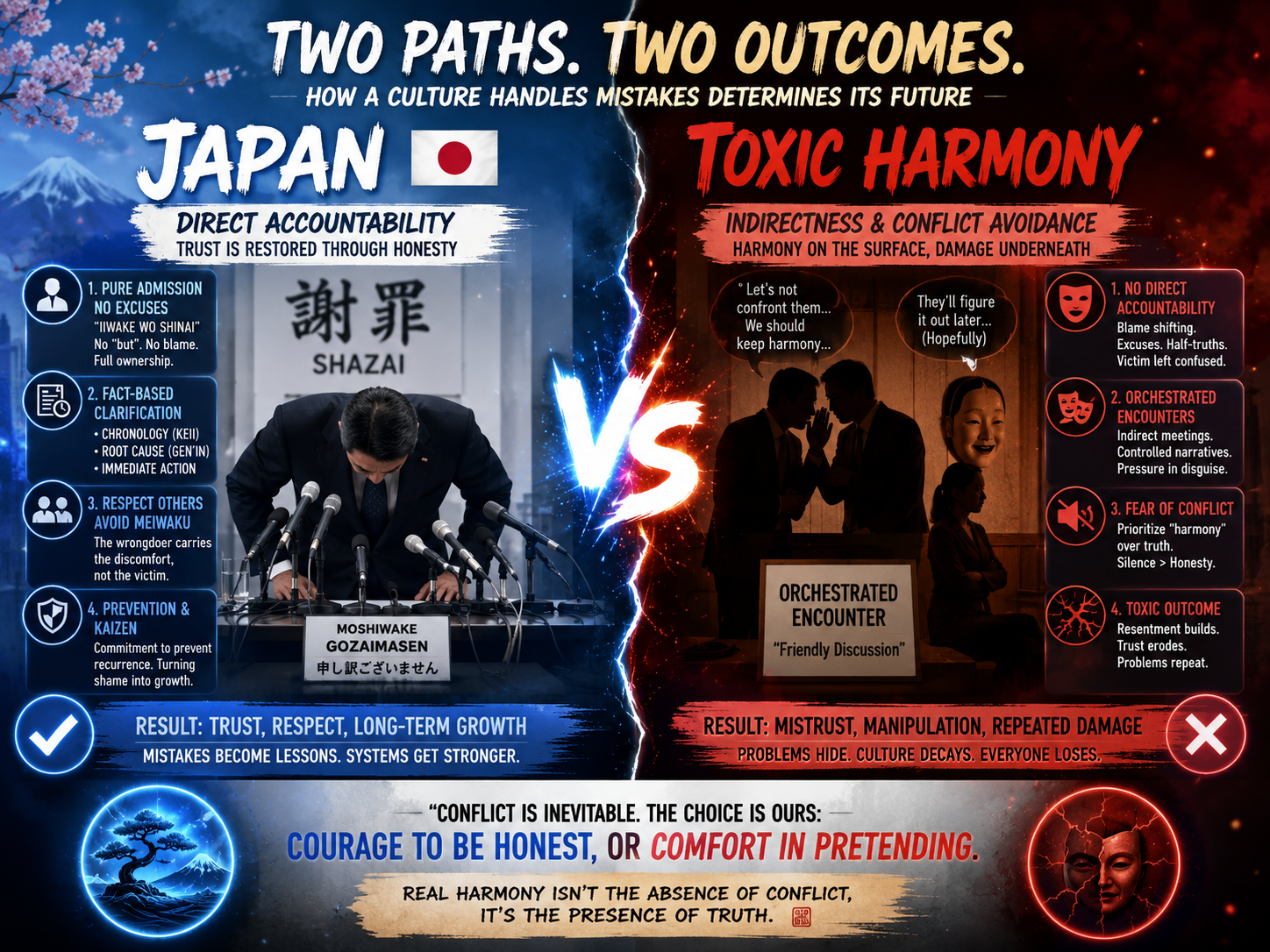 Weighing the Two-Edged Sword of Conflict Resolution: Japan's Accountability vs. The Dangers of Toxic Harmony