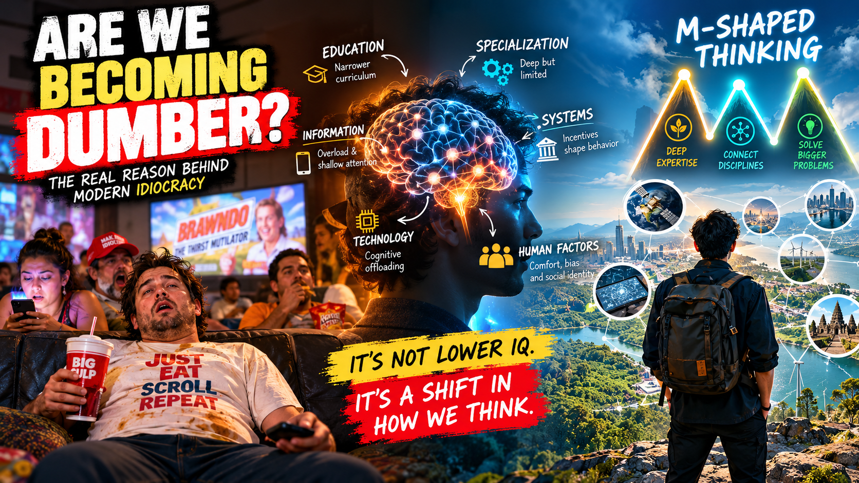 Are We Becoming Dumber? The Cognitive Shift Behind Modern Idiocracy