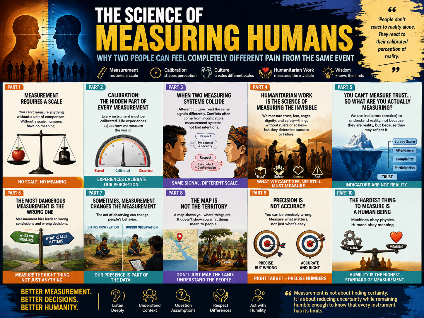 The Measurement of Being Human: Units, Calibration, and the Limits of What We Can Count