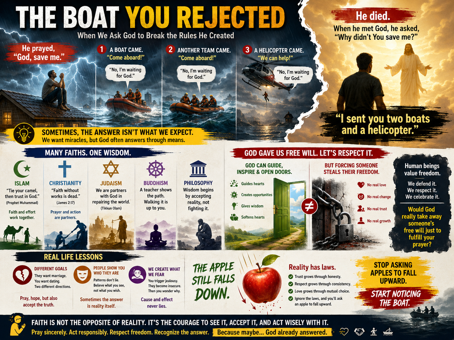 The Boat You Rejected: When We Ask God to Break the Rules He Created