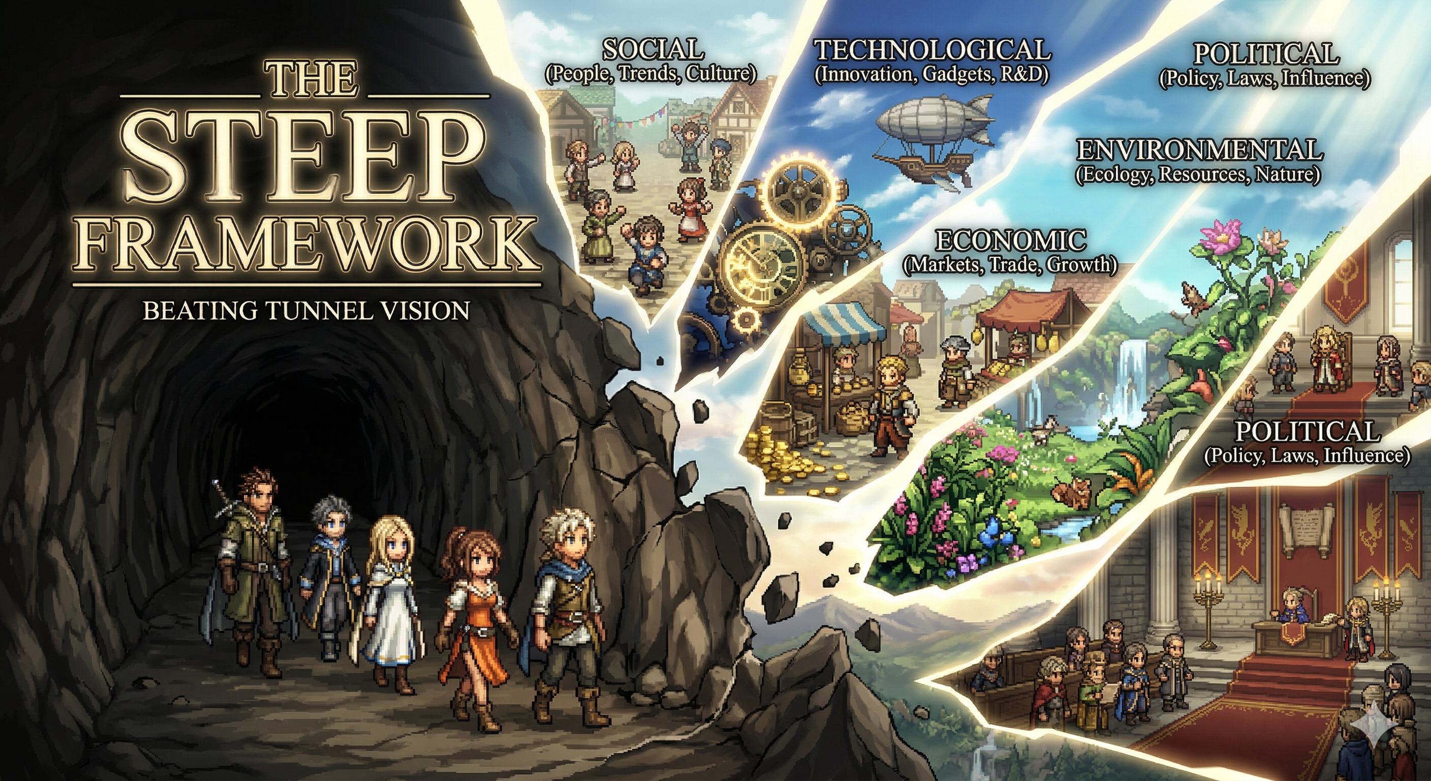 The STEEP Framework: Beating Tunnel Vision