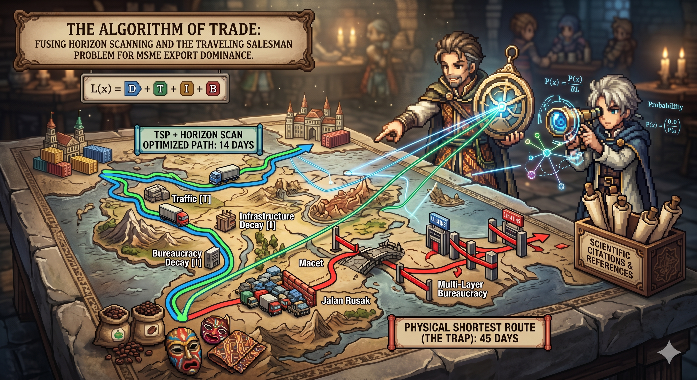 The Algorithm of Trade: Fusing Horizon Scanning and the Traveling Salesman Problem for MSME Export Dominance